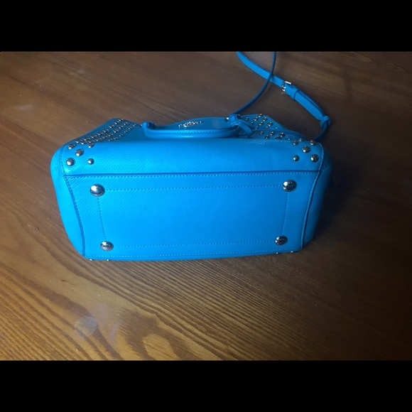 Beautiful Tiffany Blue Coach Purse - Picture 2 of 5